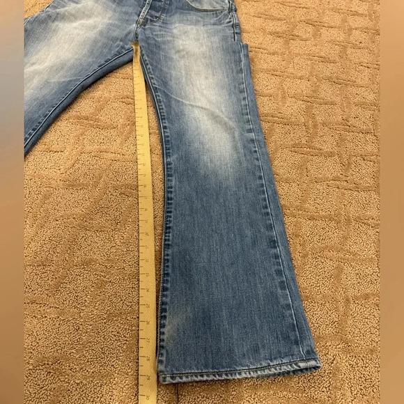 Vtg United Colors Benetton Boot Cut Jeans Denim Jeans 30x29 - Picture 16 of 16